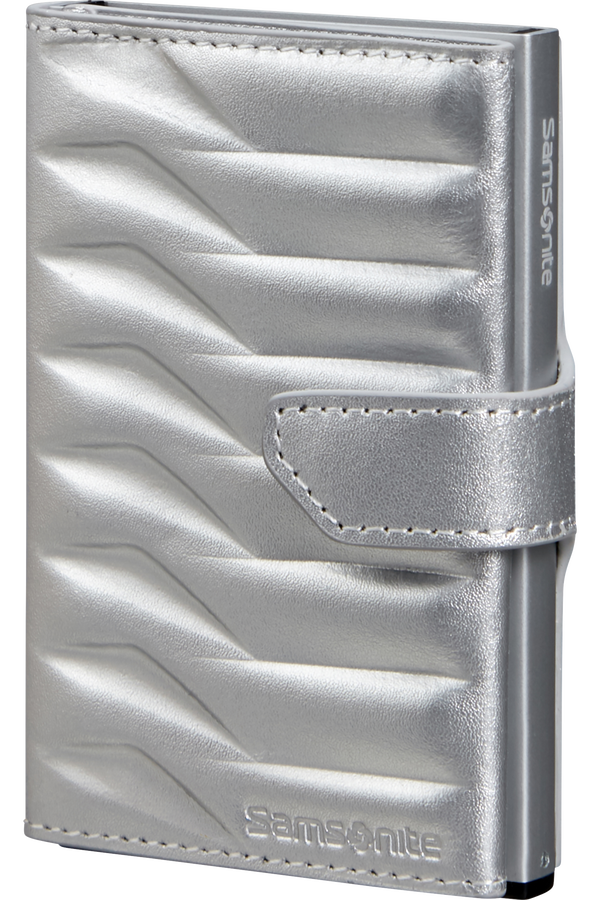 Samsonite Alu Fit Slide-up Wallet Proxis  Silver