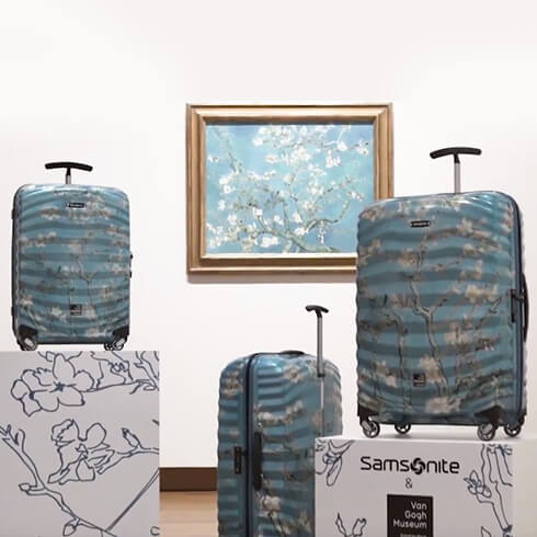 samsonite van gogh luggage